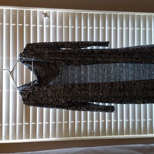 Full length sweater with hood